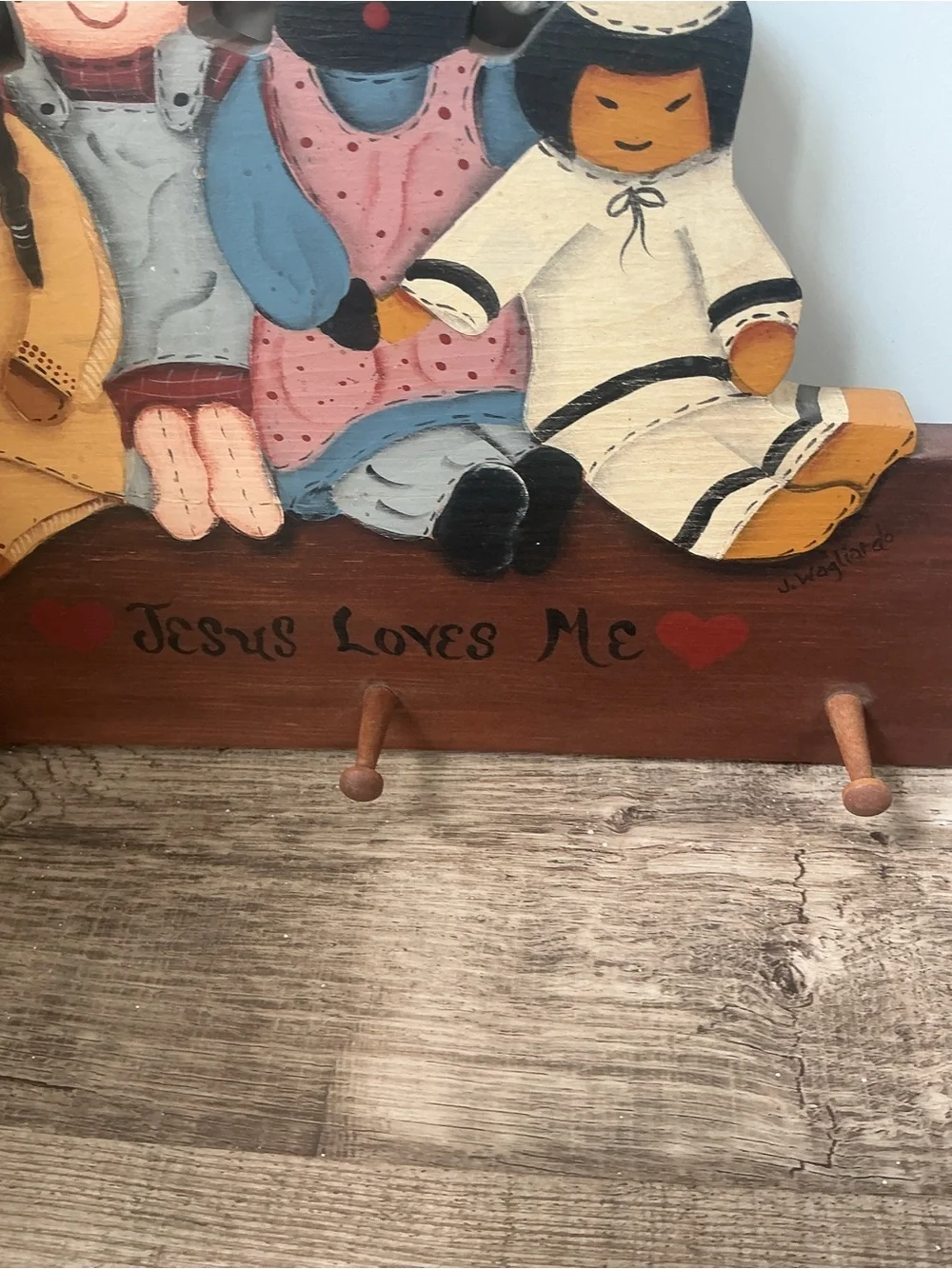 Handmade decorative wooden
